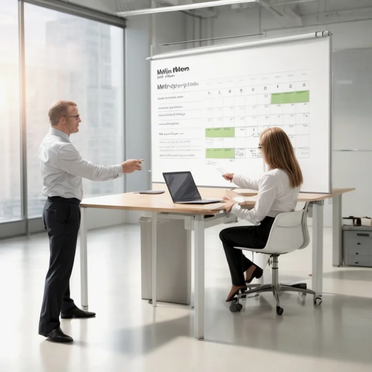 Dashboard zur Langfristzielplanung mit Meilensteinen